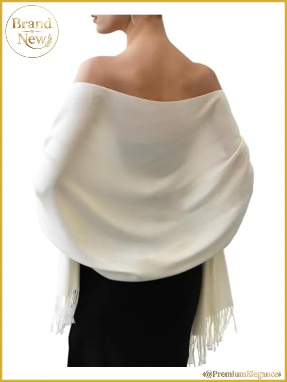 Womens Soft Shawl Wrap Scarf Oversized Pashmina for Wedding Travel